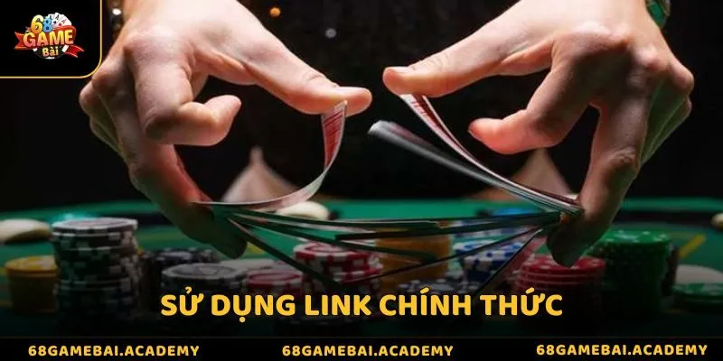 Hãy dùng link website chính thức để có thể tạo tài khoản an toàn